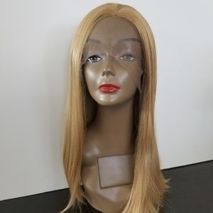 Strawberry blond synthetic lace front wig